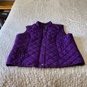Erika Women's Vest in Rich Purple